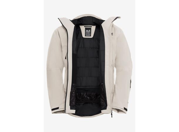 JW Flowline Pro 2L Ins Jkt M Beige L Jack Wolfskin skidjacka herr 