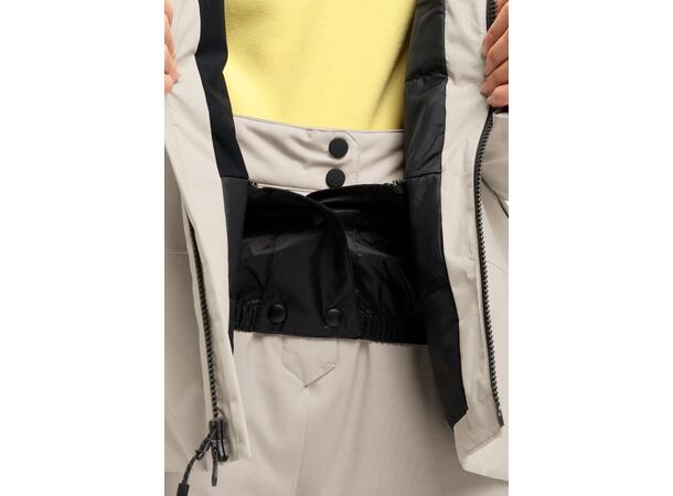 JW Flowline Pro 2L Ins Jkt W Beige L Jack Wolfskin skidjacka dam 