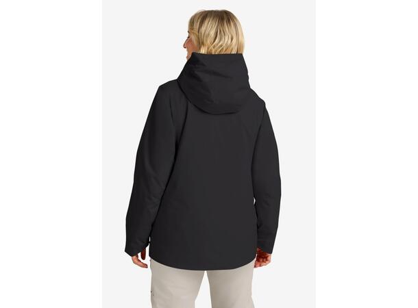 JW Flowline Pro 2L Ins Jkt W Svart L Jack Wolfskin skidjacka dam 