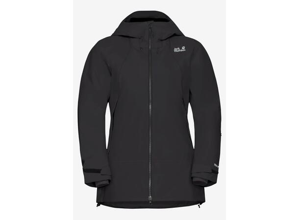 JW Flowline Pro 2L Ins Jkt W Svart M Jack Wolfskin skidjacka dam 
