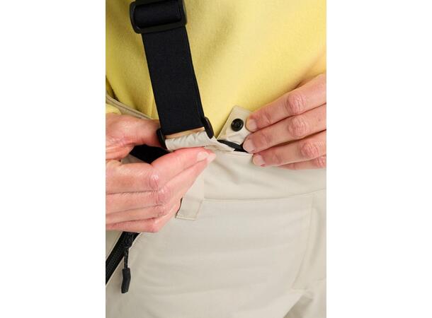 JW Flowline Pro 2L Ins Pant W Beige M Jack Wolfskin skidbyxor dam 