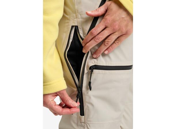 JW Flowline Pro 2L Ins Pant W Beige M Jack Wolfskin skidbyxor dam 