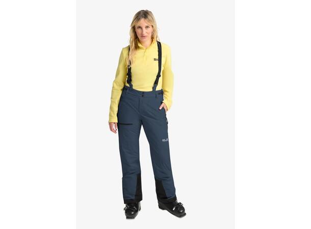 JW Flowline Pro 2L Ins Pant W Marin M Jack Wolfskin skidbyxor dam 