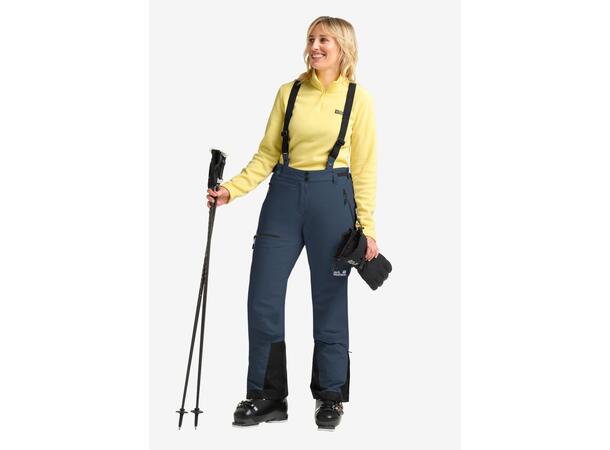 JW Flowline Pro 2L Ins Pant W Marin M Jack Wolfskin skidbyxor dam 