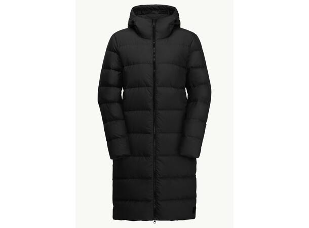 JW Frozen Palace Coat W Mörkgrå L Jack Wolfskin fodrad kappa dam 