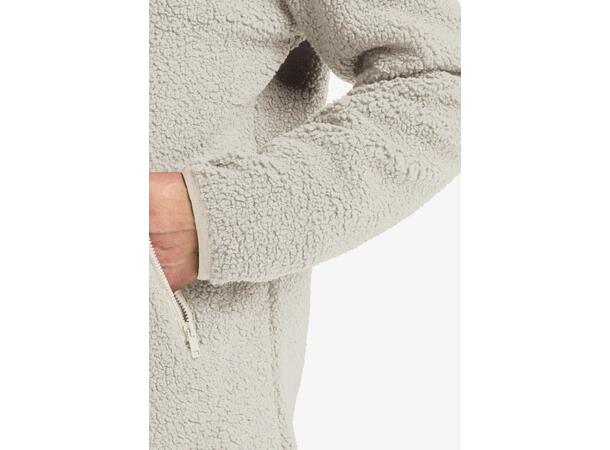 JW High Curl Coat W Beige L Jack Wolfskin fleecejacka dam 