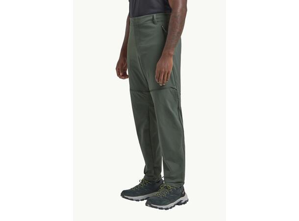 JW Hikeout Zip Away Pants M Grön 54R Jack Wolfskin vandringsbyxor herr 