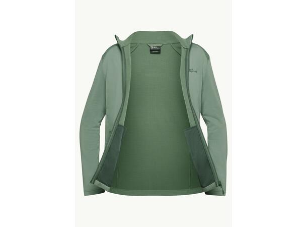 JW Kolbenberg FZ M Grön L Jack Wolfskin fleecejacka herr 