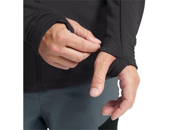 JW Litestride FZ M Svart L Jack Wolfskin fleecejacka herr 