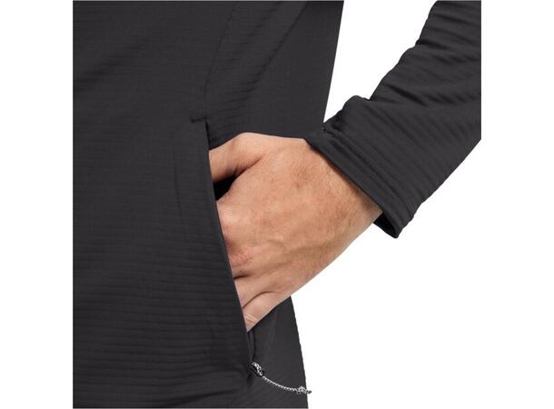 JW Litestride FZ M Svart L Jack Wolfskin fleecejacka herr 