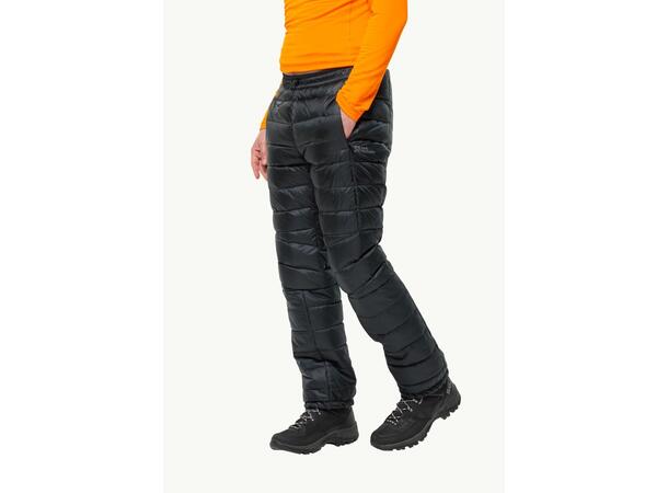 JW Nebelhorn Down Pants M Svart S Jack Wolfskin dunbyxor herr 
