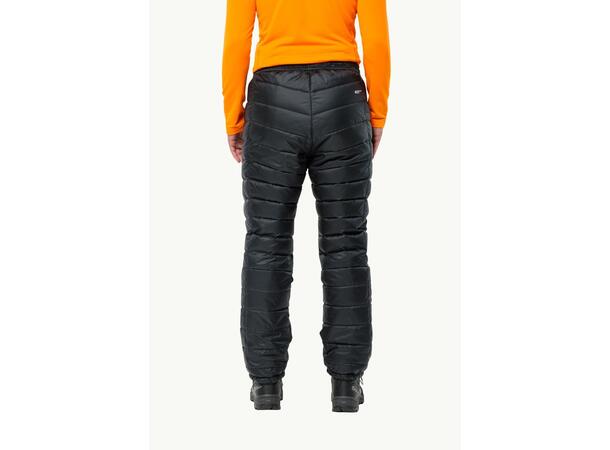 JW Nebelhorn Down Pants M Svart S Jack Wolfskin dunbyxor herr 