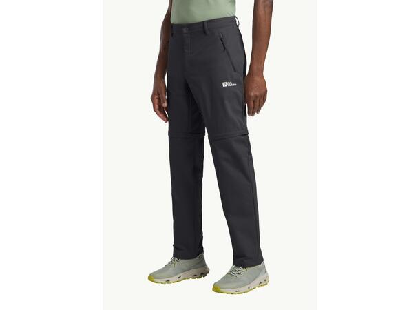 JW Pico Trail Zip Off Pant M Mörkgrå 48R Jack Wolfskin vandringsbyxa herr 