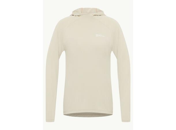 JW Prelight Swift Hoody W Naturvit M Jack Wolfskin luvtröja dam 