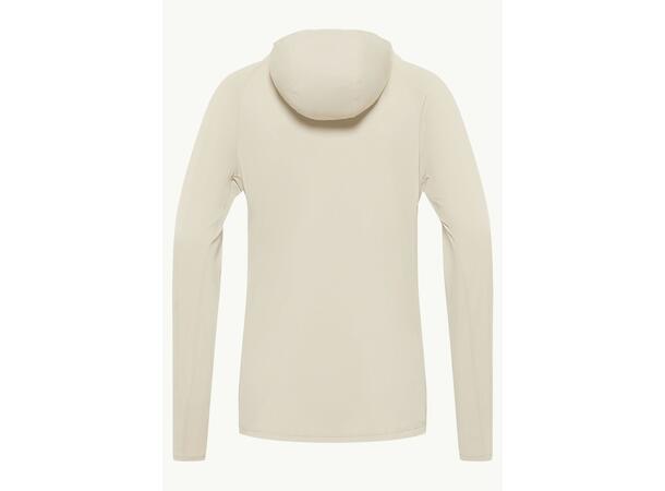 JW Prelight Swift Hoody W Naturvit M Jack Wolfskin luvtröja dam 