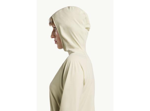 JW Prelight Swift Hoody W Naturvit M Jack Wolfskin luvtröja dam 