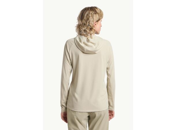 JW Prelight Swift Hoody W Naturvit M Jack Wolfskin luvtröja dam 