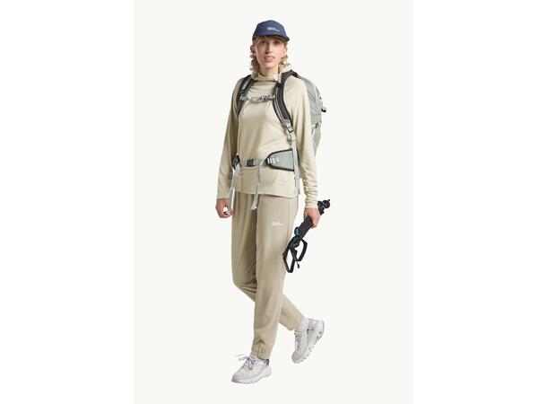 JW Prelight Swift Hoody W Naturvit M Jack Wolfskin luvtröja dam 