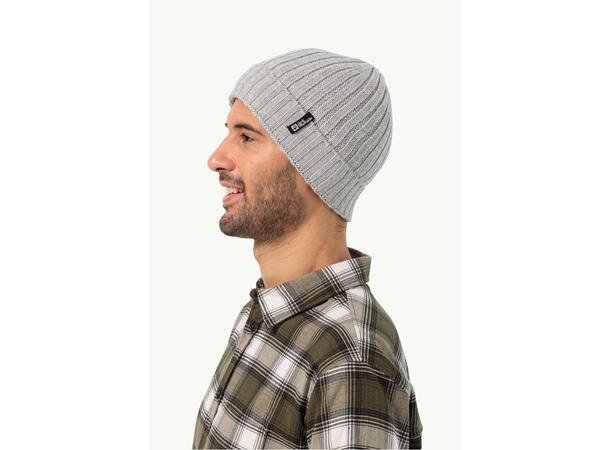 JW Rib Knit Beanie Saffran Jack Wolfskin mössa med fleecefoder 