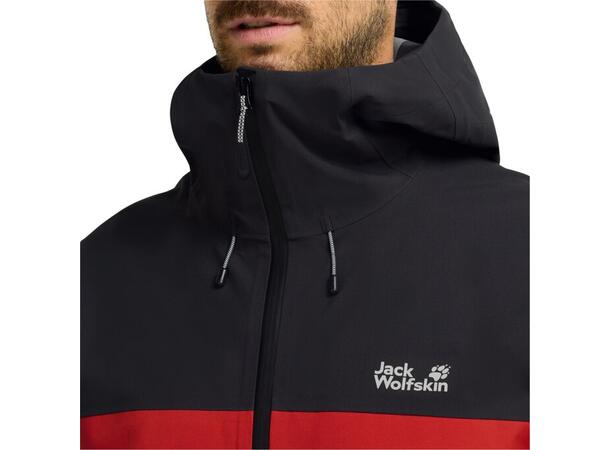 JW Rockpaw 3L Jkt M Röd S Jack Wolfskin skaljacka herr 