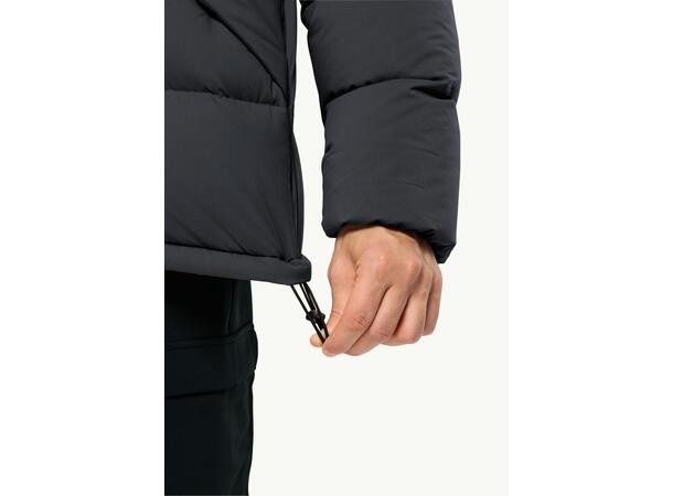 JW Roemertor Jkt M Mörkgrå L Jack Wolfskin dunjacka herr 