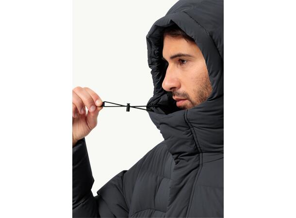 JW Roemertor Jkt M Mörkgrå L Jack Wolfskin dunjacka herr 