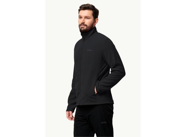 JW Taunus FZ M Svart M Jack Wolfskin fleecejacka herr 