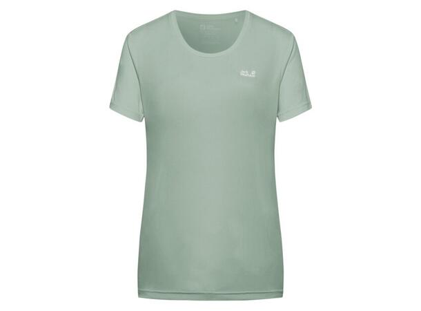 JW Tech T W Grön M Jack Wolfskin T-Shirt dam 