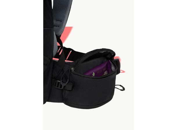 JW Trailflair M 50 S-L Svart Jack Wolfskin trekking ryggsäck 