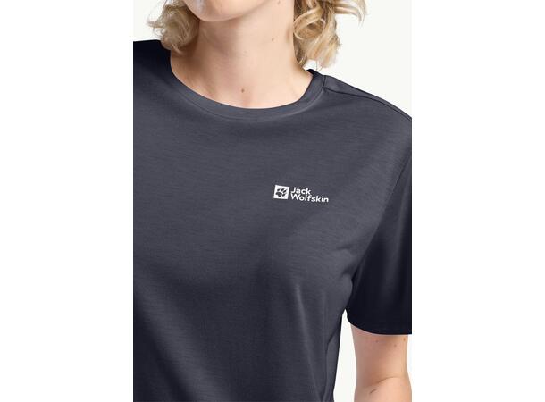 JW Vonnan S/S Tee W Grå M Jack Wolfskin t-shirt dam 