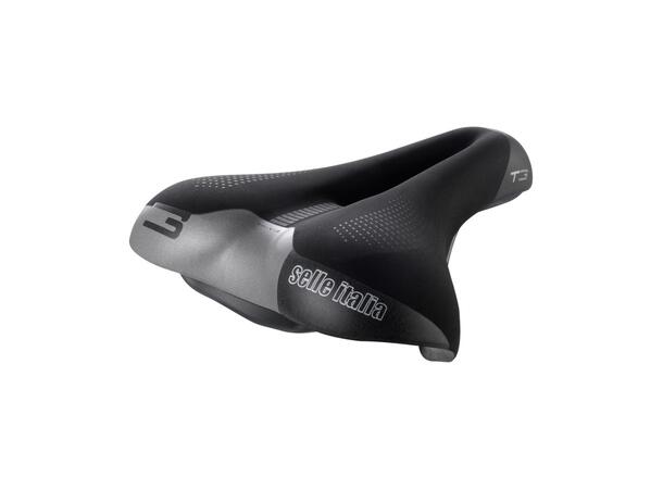 SELLE S 3 FLOW Svart L2 Selle Italia sadel E-bike/pendling 