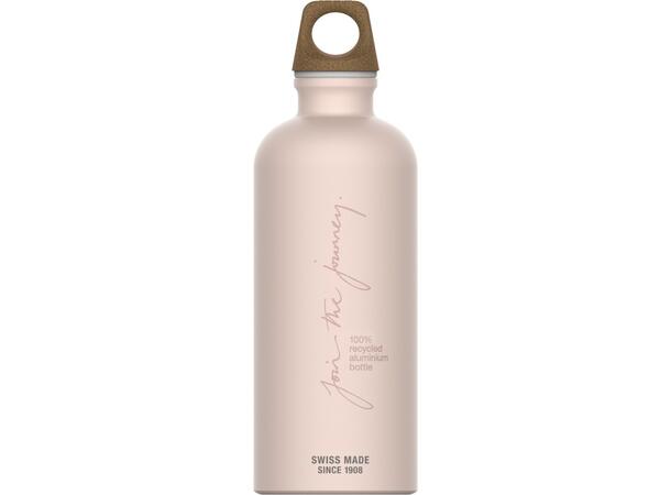 SIGG TRAVELLER MYPLANET Rosa 0,6L Flaska i aluminium "Journey Plain" 