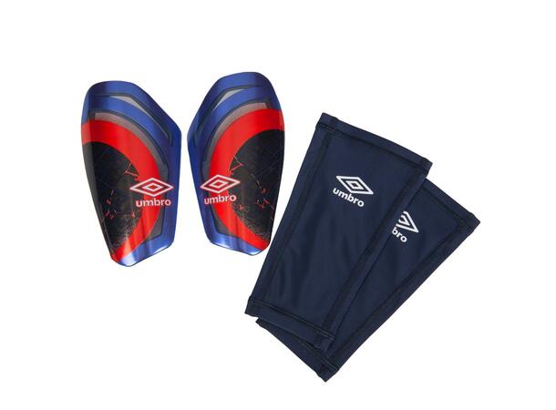 UMBRO Neo Pro Tecta II W/Sleeve Blå S Benskydd med strumpa 