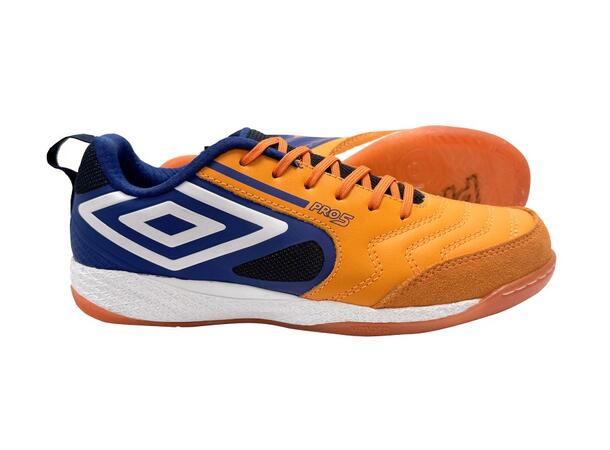 UMBRO Pro 5 Bump Orange/Blå 42 Futsal indoorsko 