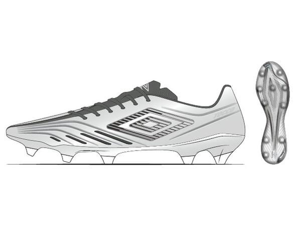UMBRO Tocco VI Pro FG Vit 41 Fotbollsko fasta dobbar 