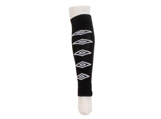 UMBRO UX Elite No Foot Svart/Vit SR Fotbollsstrumpor utan fot 