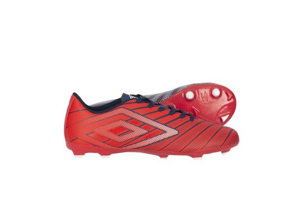 UMBRO Velocita Elixir League FG Röd 44 Fotbollsko med fasta dobbar 