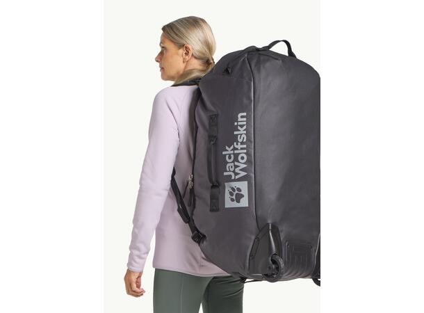 JW All-In Duffle Wheeler 90 Mörkgrå Jack Wolfskin väska med hjul 90 liter 