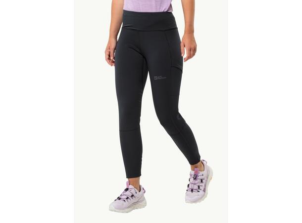 JW Kammweg Tights W Svart M Jack Wolfskin långa tights dam 
