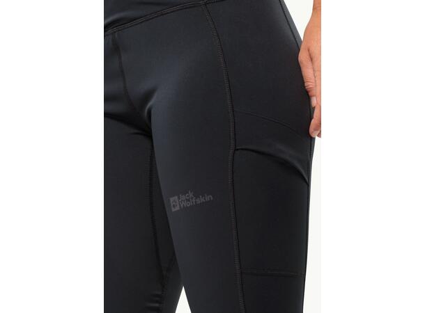 JW Kammweg Tights W Svart M Jack Wolfskin långa tights dam 