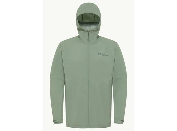 JW Prelight 2.5L LT Jkt M Ljusgrön L Jack Wolfskin regnjacka herr 