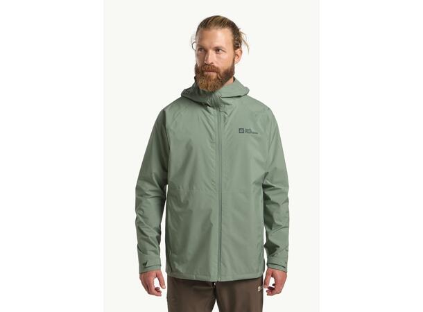 JW Prelight 2.5L LT Jkt M Ljusgrön L Jack Wolfskin regnjacka herr 