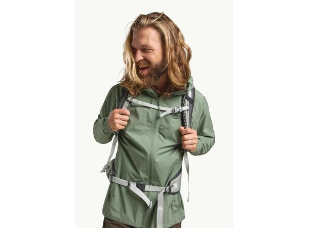 JW Prelight 2.5L LT Jkt M Ljusgrön L Jack Wolfskin regnjacka herr 