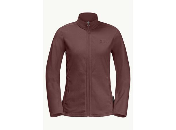 JW Taunus FZ W Mineralröd L Jack Wolfskin fleecejacka dam 