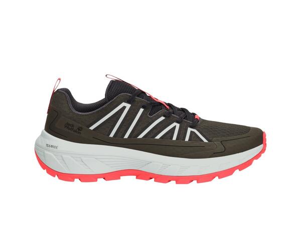 JW Wild Hike Low M Grön 41 Jack Wolfskin hikingsko herr 