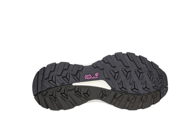 JW Wild Hike Low W Grå 36 Jack Wolfskin hikingsko dam 