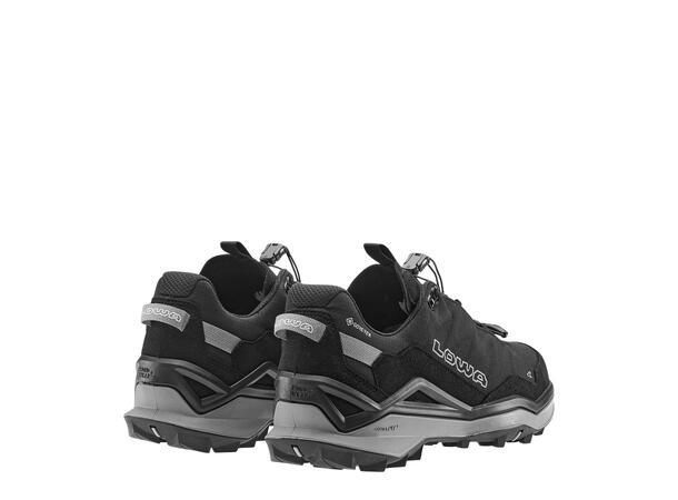 LOWA MADDOX PRO GTX LO SL Svart/Grå 9 Vandringssko med snabbsörning 