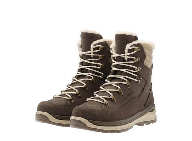 LOWA RENEGADE EVO ICE 2 GTX WS Brun 5,5 Varm vinterkänga med Gore-Tex dam 