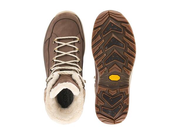 LOWA RENEGADE EVO ICE 2 GTX WS Brun 5,5 Varm vinterkänga med Gore-Tex dam 