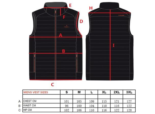 THERM-IC POWER VEST HEAT MEN Svart XXL Värmeväst (inkl U-pack, exkl.Powerbank) 